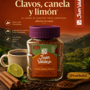 JUAN VALDEZ CLAVOS, CANELA Y LIMON